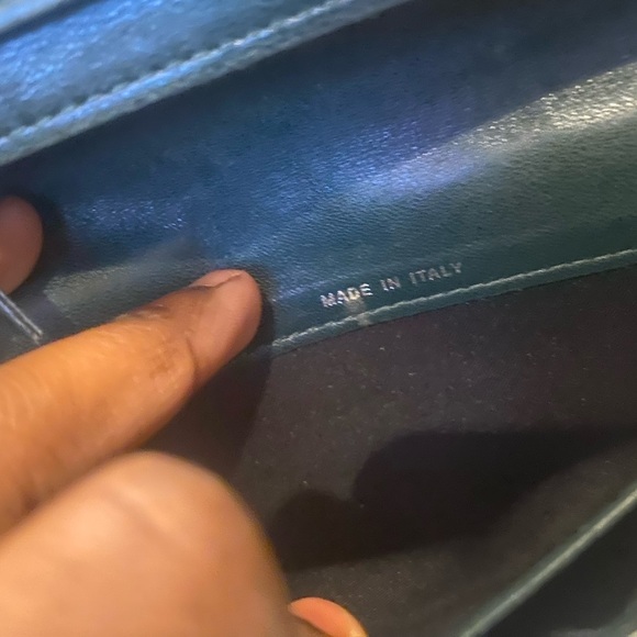 GUC Chanel Camellia bifold wallet green - Picture 8 of 12